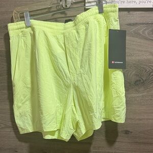 lululemon athletica Neon Yellow Men's Shorts
